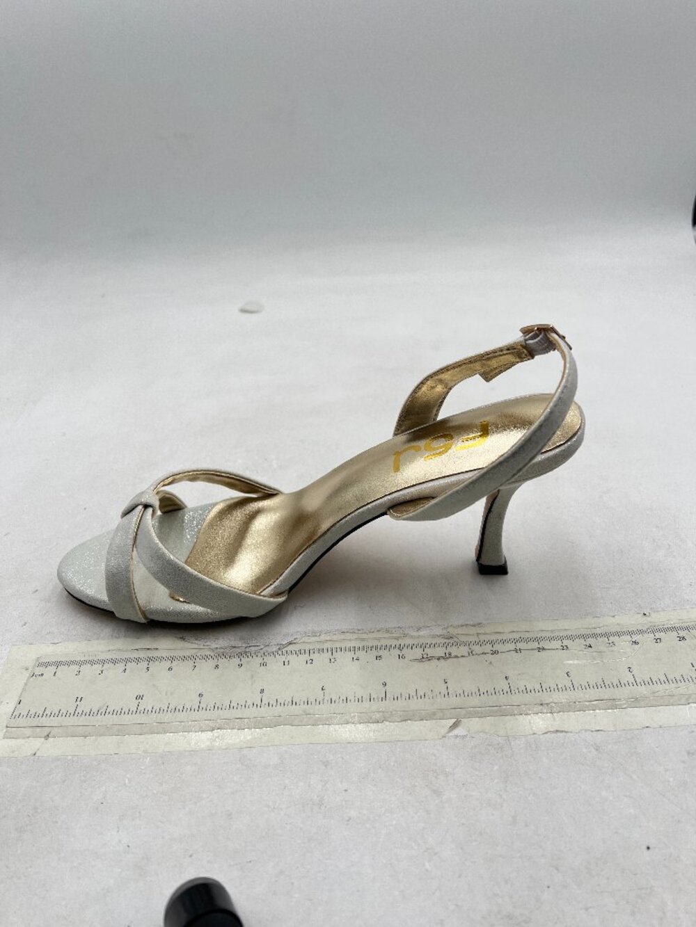 FSJ White Open Toe Cross Strap High Heel Slingback Party Dress Sandal Shoes
